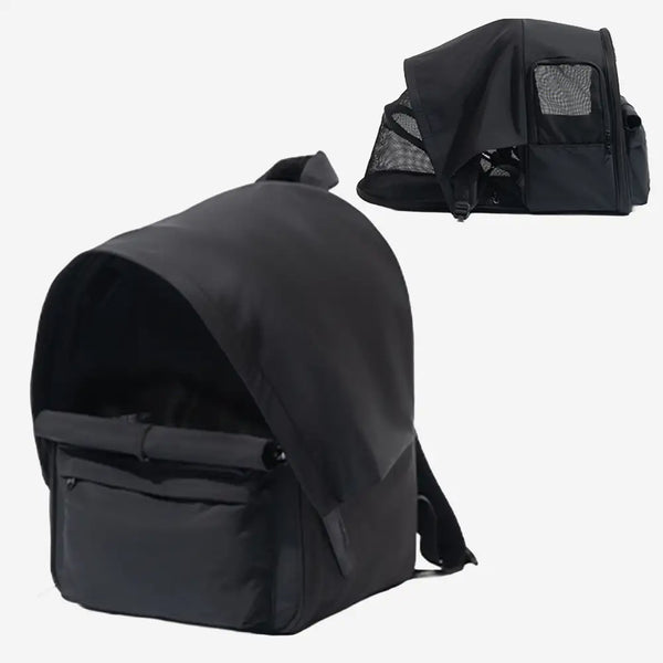 Outdoor-Reise erweiterbarer atmungsaktiver Katzen-Trage-Rucksack mit Sonnenblende