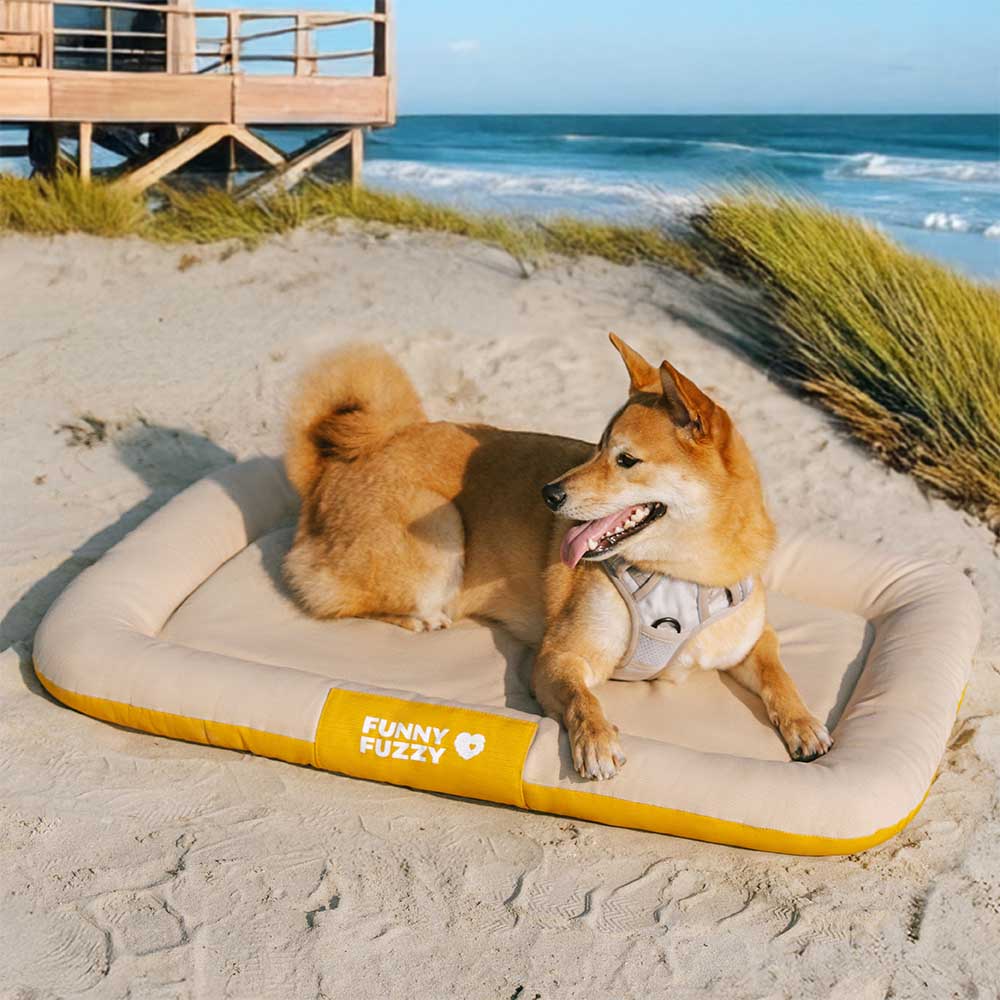 Wasserfestes und bissfestes Memory-Schaum-Orthopädisches Hundematte für die Hundebox