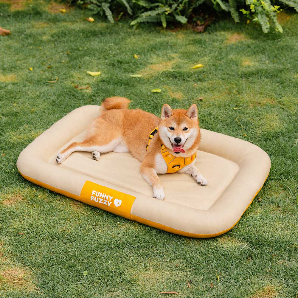 Wasserdicht Kratzfeste Farbblockierte Orthopädische Außen Hundematte - Trek Lounge