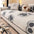 Pfotenabdruck Weicher Polar Fleece Sofa Schutz Rutschfeste Couchabdeckung