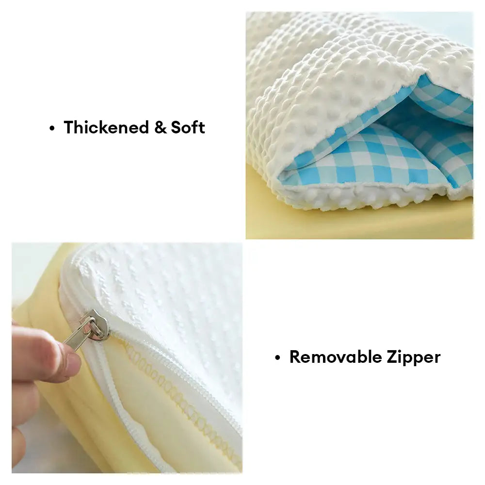 All-in-One Doppelschicht Bequemer Waschbarer Hundebett - Exklusiv für Haustiere