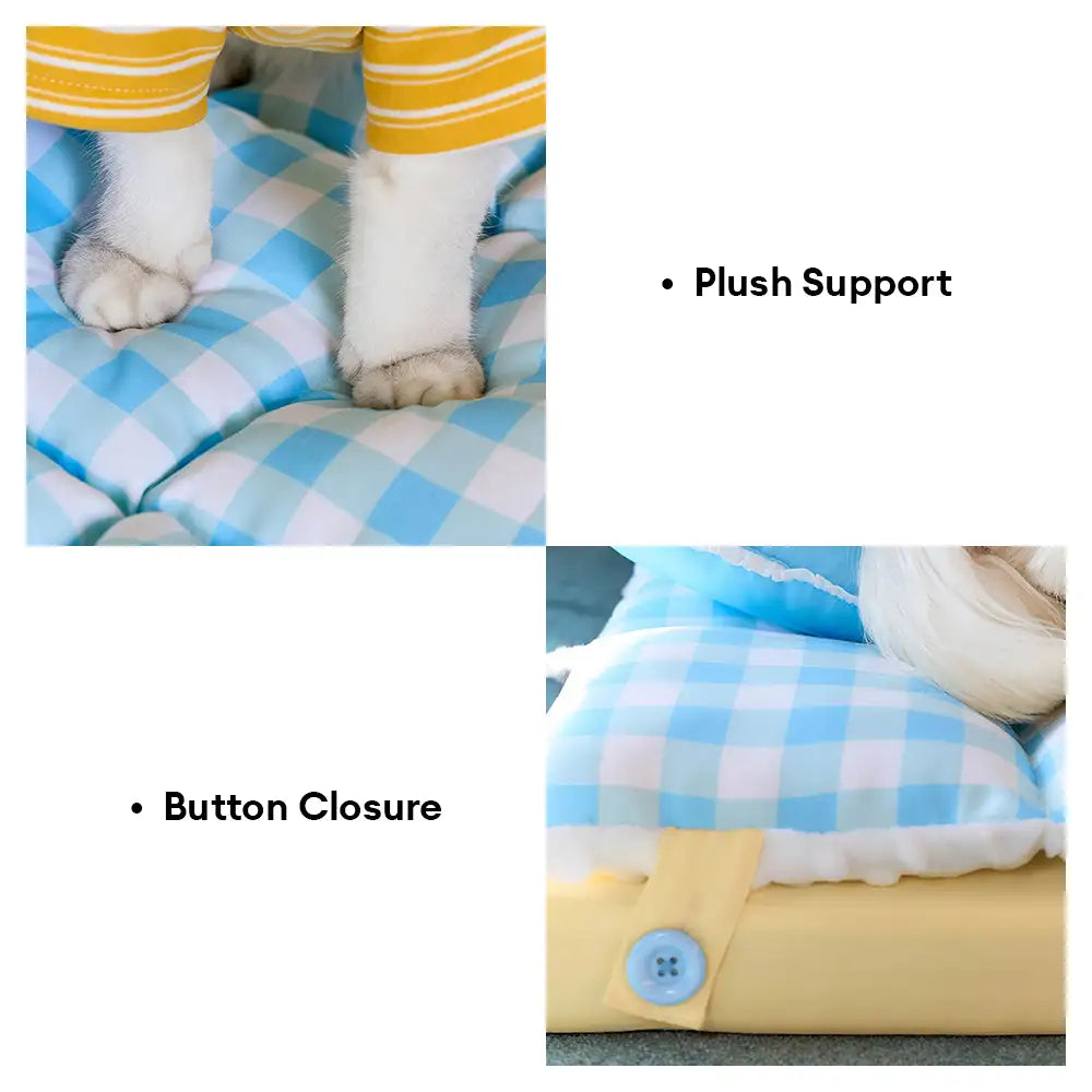 All-in-One Doppelschicht Bequemer Waschbarer Hundebett - Exklusiv für Haustiere