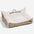 Waschbares Hundesofabett mit Nackenrolle aus Plüsch - Sweet Creamy