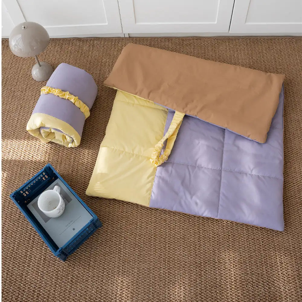 Tragbare faltbare beidseitige wasserabweisende Hundematte für Outdoor-Reisen und Camping