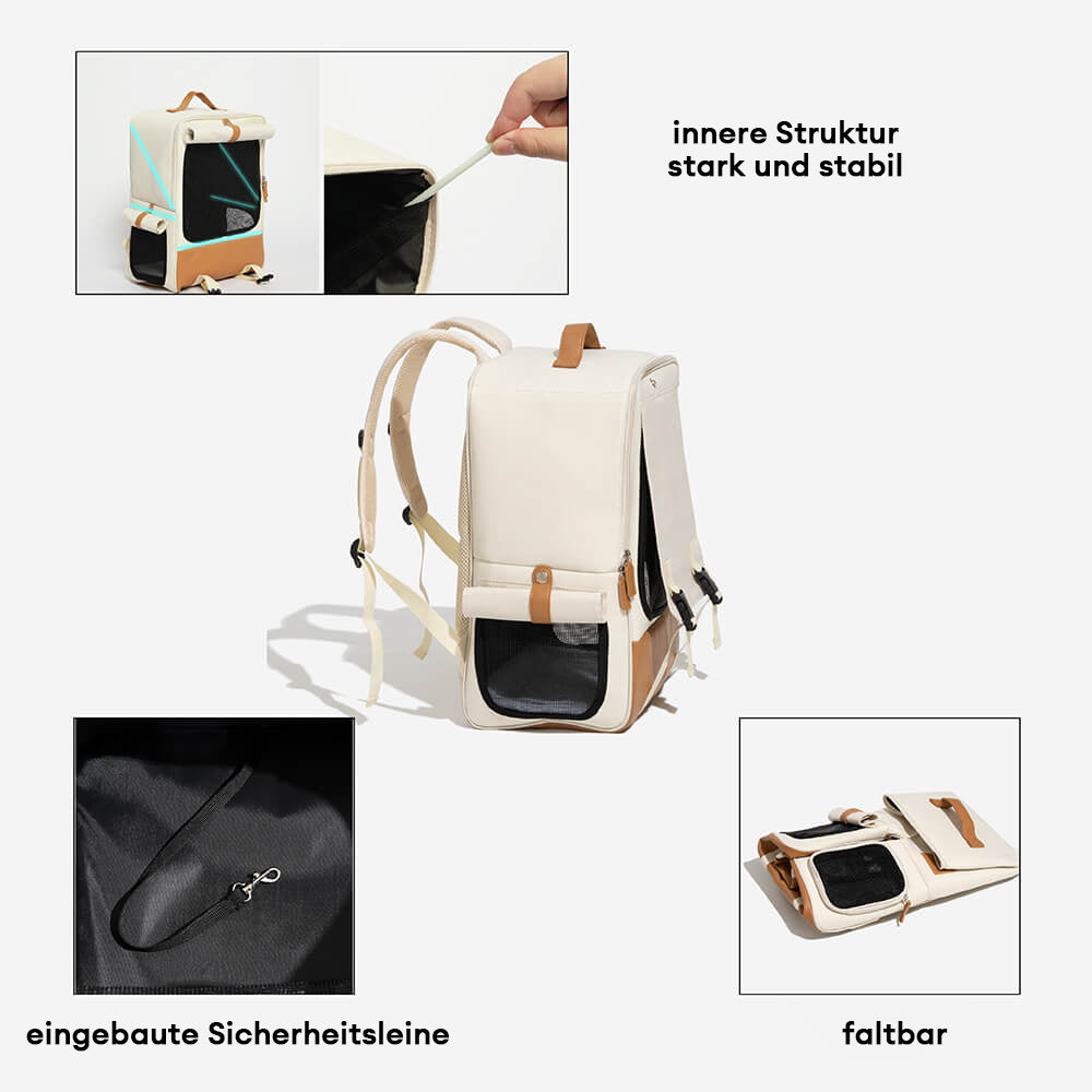 Quadratischer Atmungsaktiver Faltbarer Tragbarer Designer-Rucksack