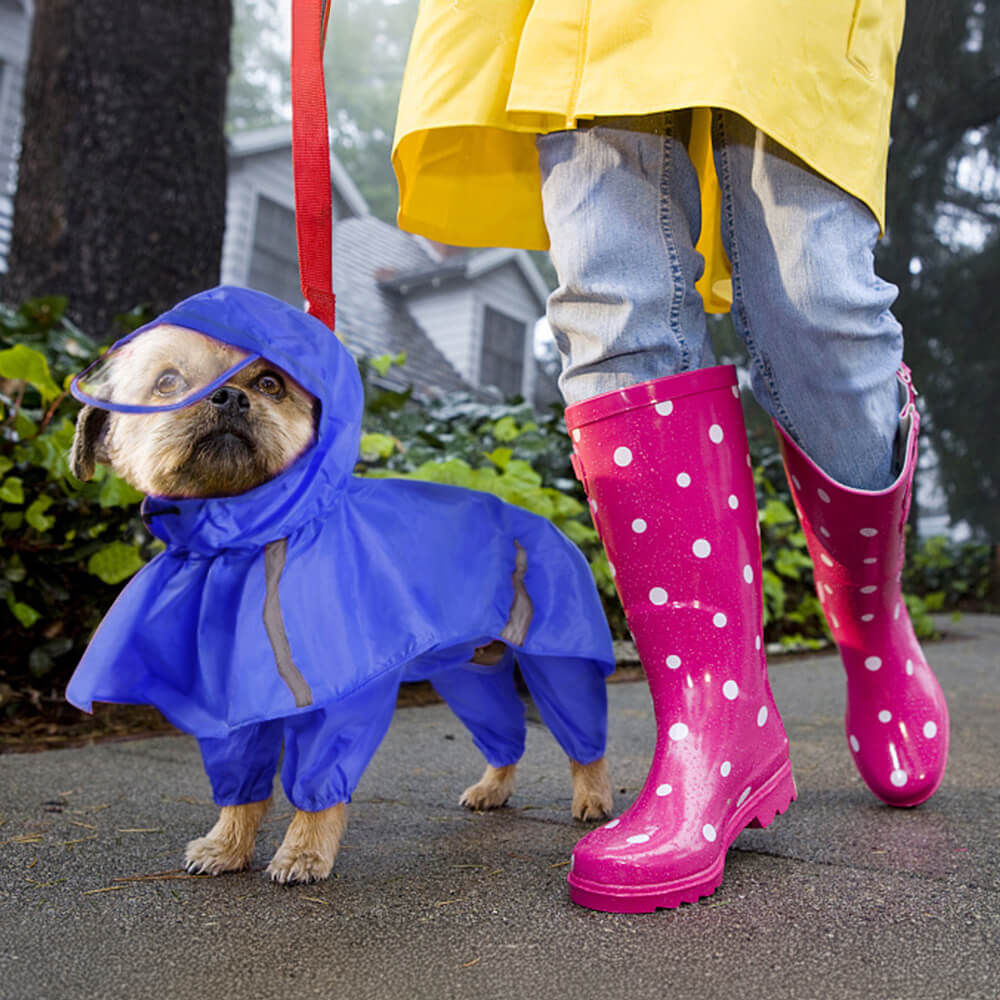 Reflektierender Winddichter Wasserdichter Hundeumhang mit Kapuze