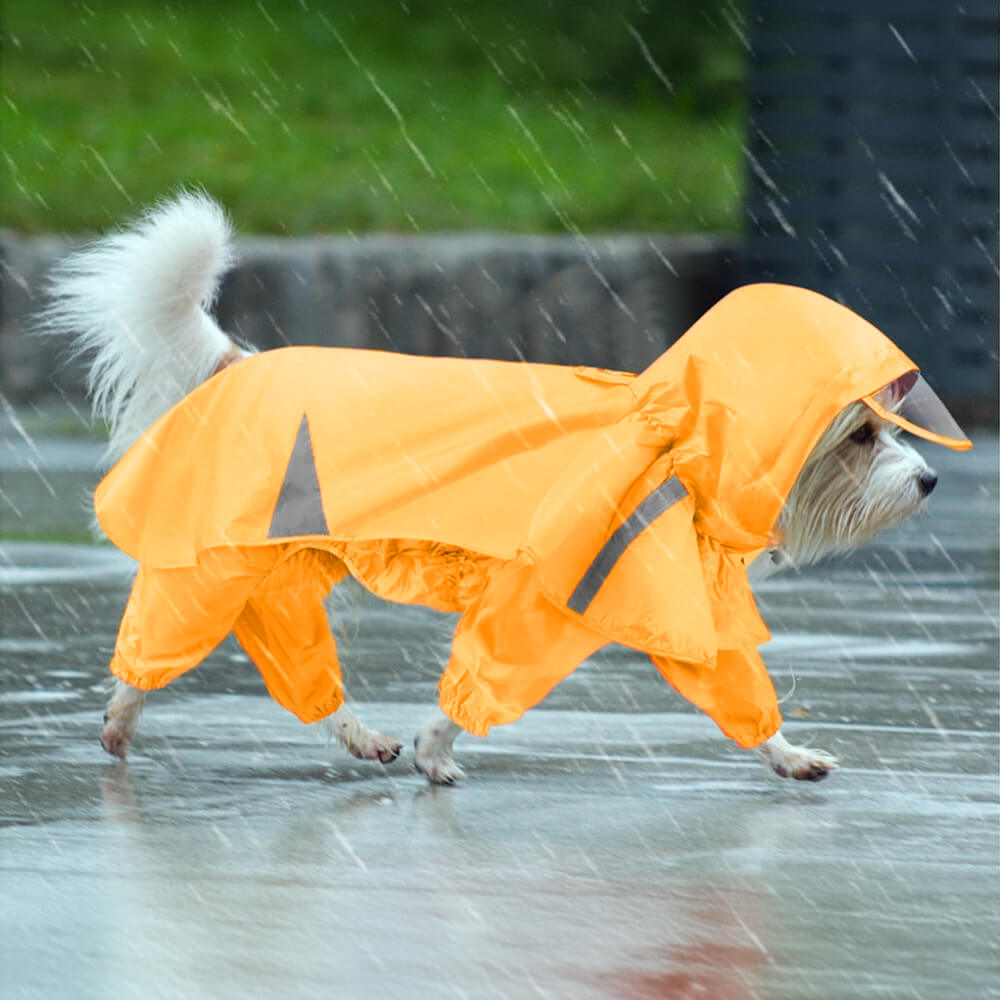 Reflektierender Winddichter Wasserdichter Hundeumhang mit Kapuze