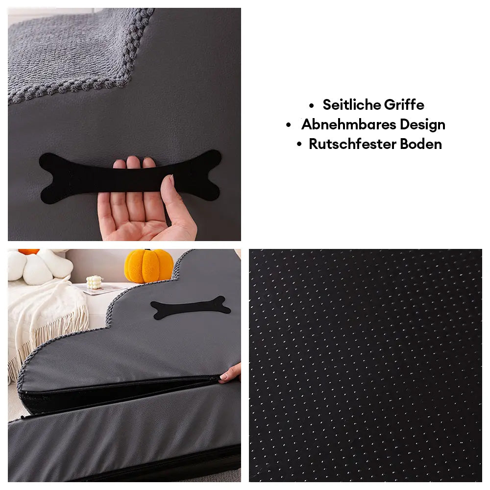 Verstellbare Hundetreppe mit rutschfester Rampe