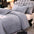 Warmes Gestepptes Tagesdeckenset aus Waffelmilch-Fleece