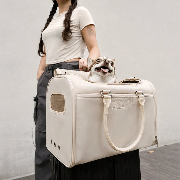 Hundetransport Tasche Airline Genehmigt Weichseitige Haustiertrage für Katzen - Urban Roaming