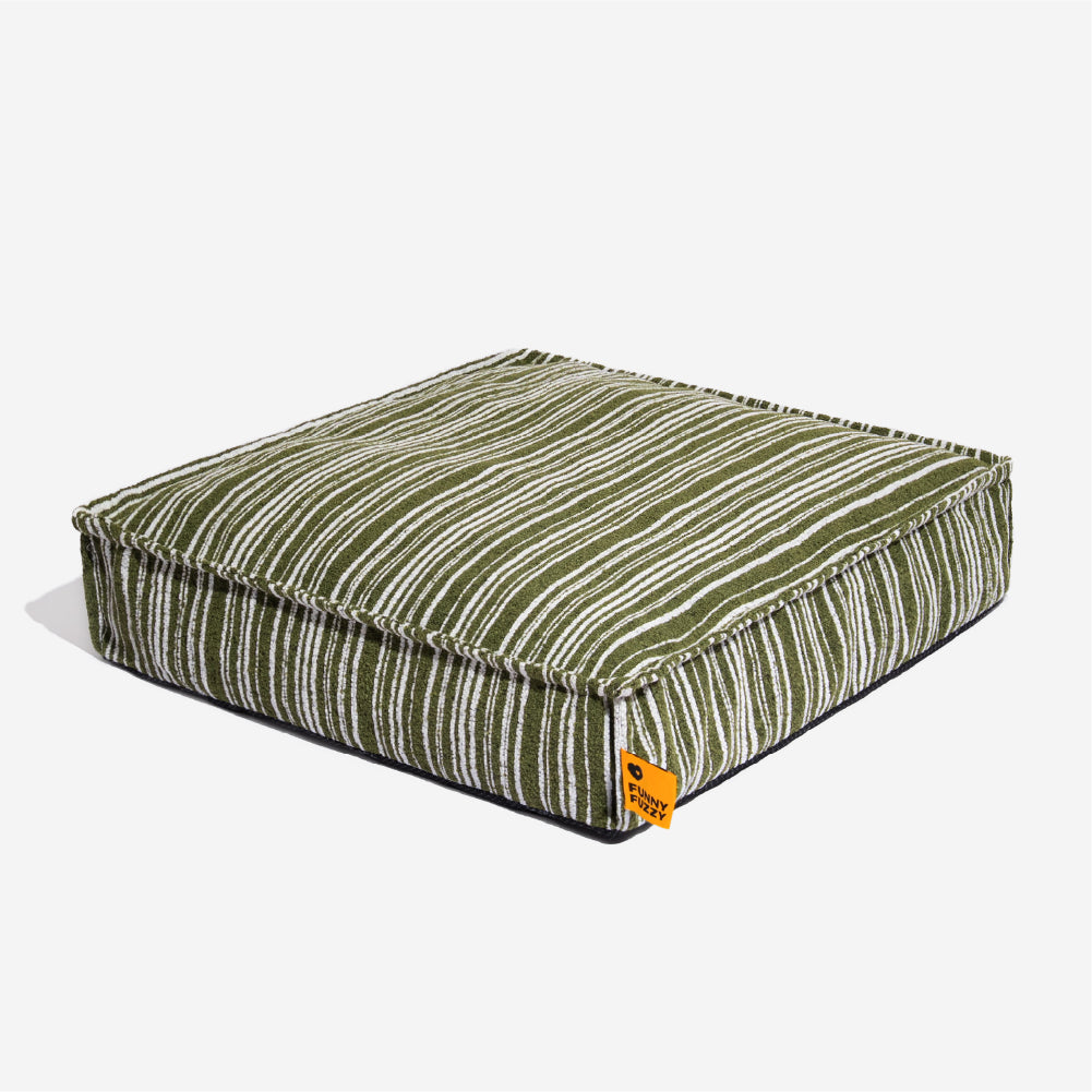 Nachhaltiger Stauraum Pouf Ottoman & Hundebett - Funnyfuzzy SnugNest
