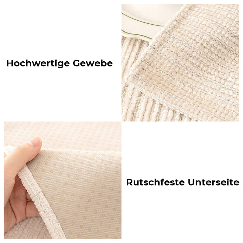 Einfacher Einfarbiger Kratzfester Chenille-Schutzsofabezug