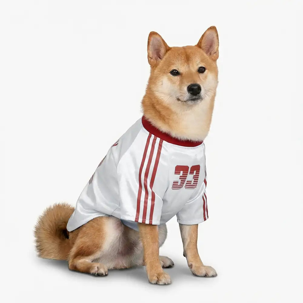 Gestreiftes retroreflektierendes Hund T-Shirt für alle Rassen