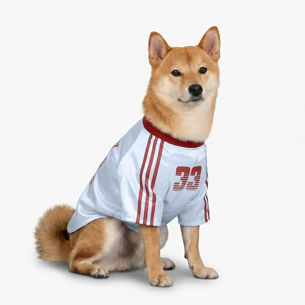 Gestreiftes retroreflektierendes Hund T-Shirt für alle Rassen