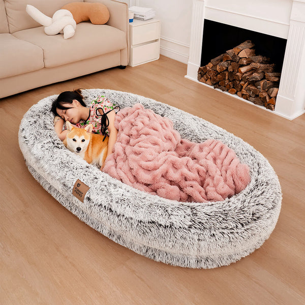 Bequem Hundebett in Donutform