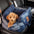 Reisesicherheitspolster Vintage Denim Patchwork Hundeautositzbett