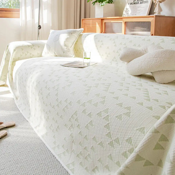 Dreieck Stern Kühlende Eis Seide Atmungsaktive Komfort Sofa Decke Couchbezug