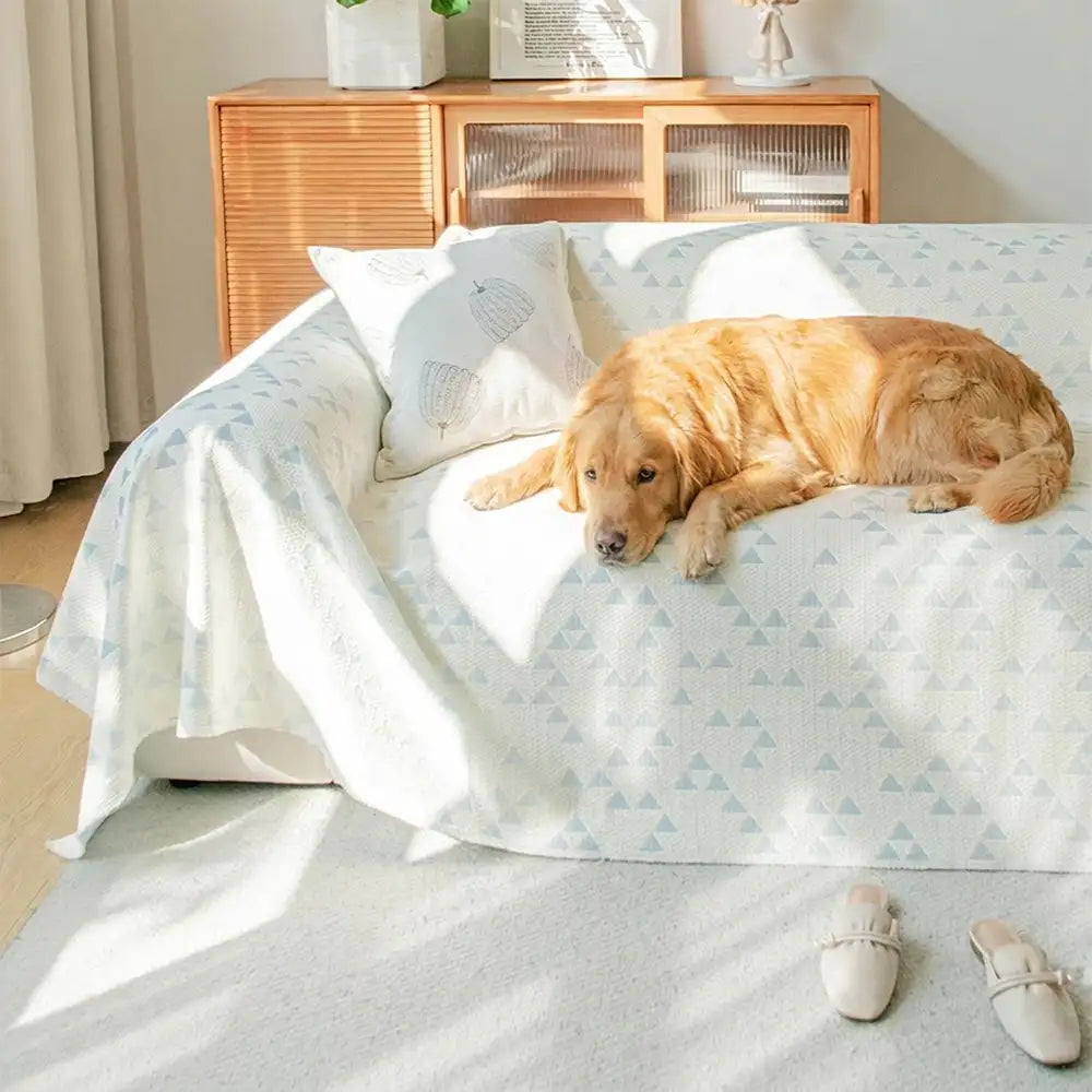 Dreieck Stern Kühlende Eis Seide Atmungsaktive Komfort Sofa Decke Couchbezug