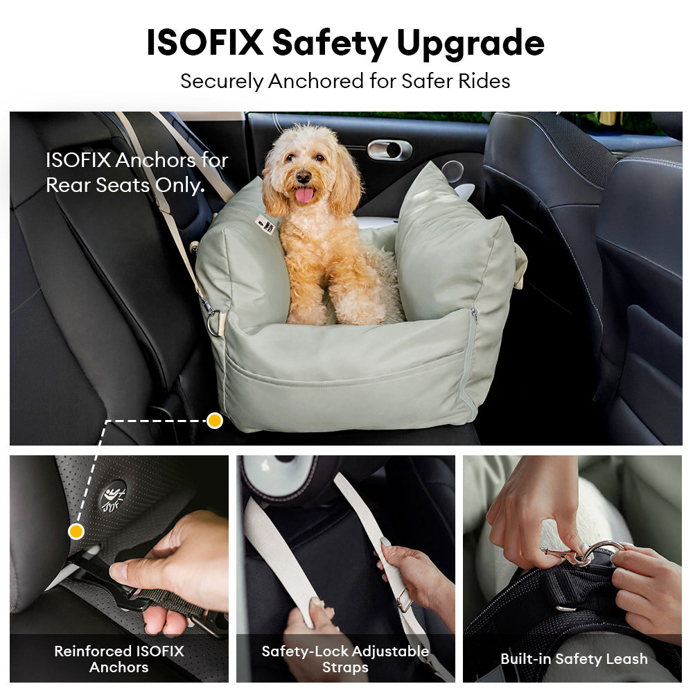 Wasserfestes ISOFIX Hundesitz-Bett – FirstClass