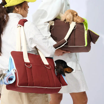 Städtische Pendler Farbblock Multi-Funktions-Hundetragetasche