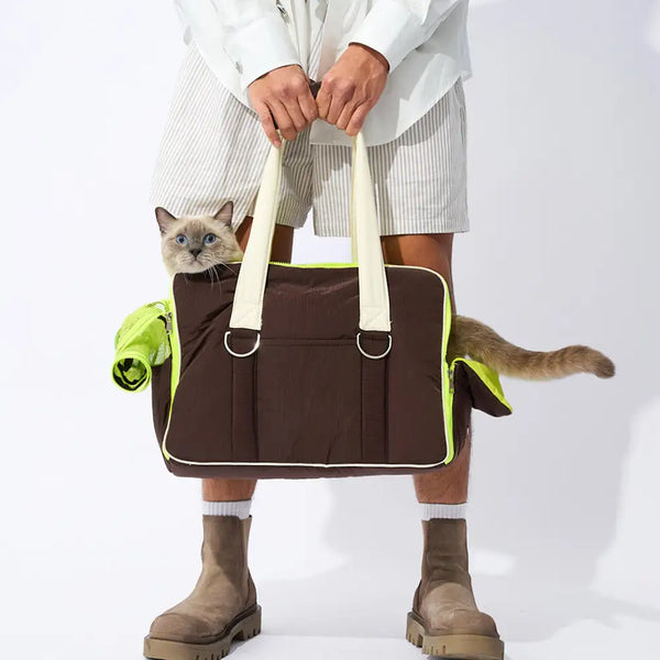 Städtische Pendler Farbblock Multi-Funktions-Hundetragetasche