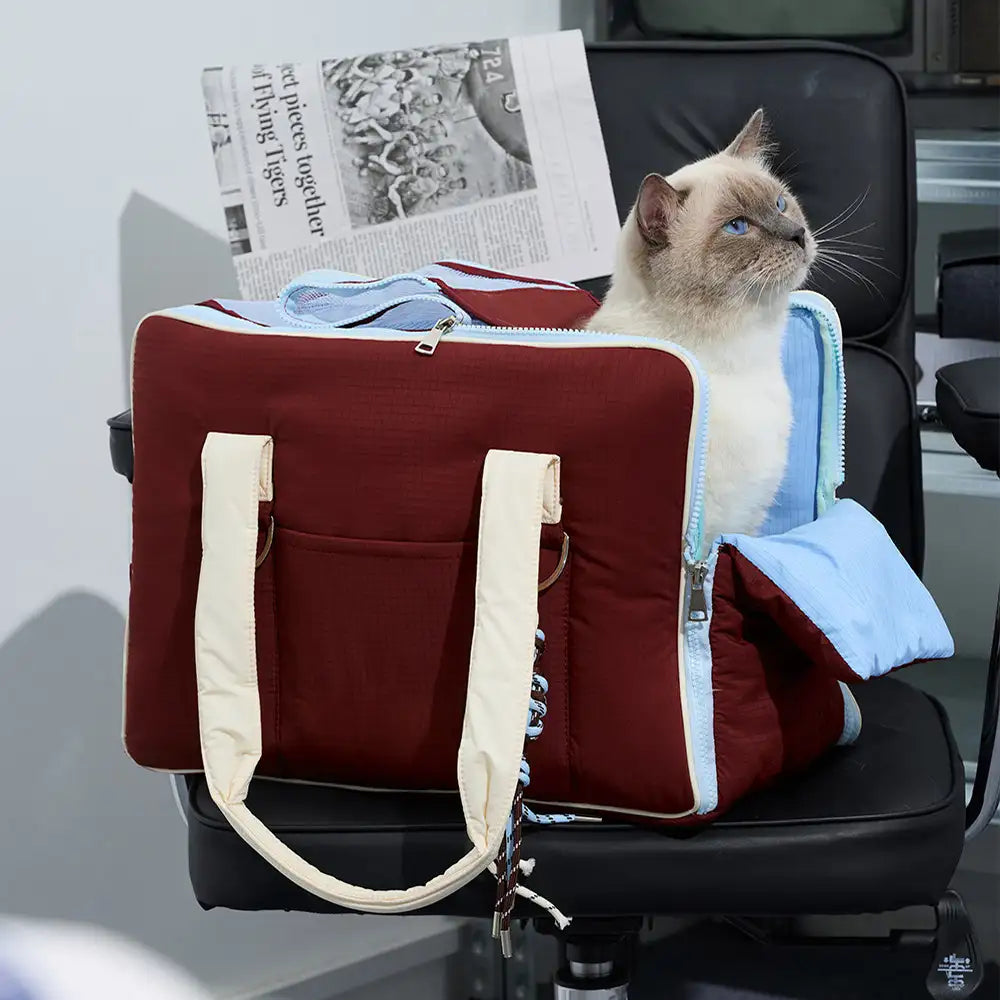 Städtische Pendler Farbblock Multi-Funktions-Hundetragetasche