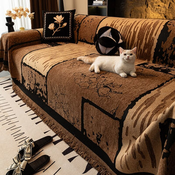 Vintage Chenille Anti-Kratzer Sofa-Schonbezug Couchdecke