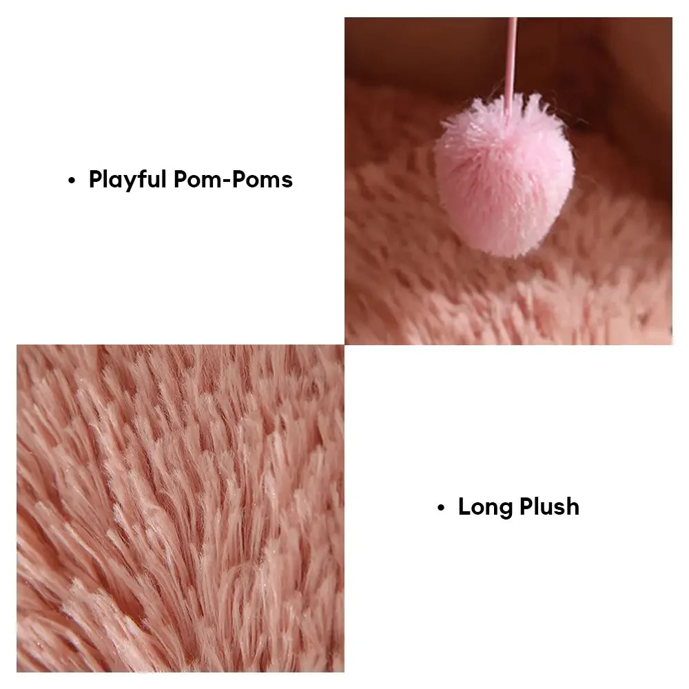 Warmes Plüsch gemütliches Versteck Katzenhöhle Hundebett