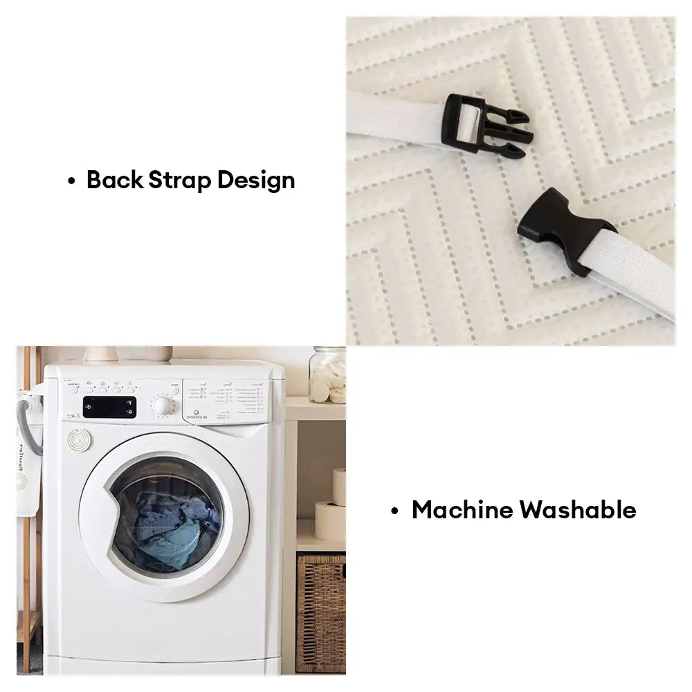 Wasserabweisender Möbelschutz Sesselauflage mit elastischen Gurten - Klassisch W