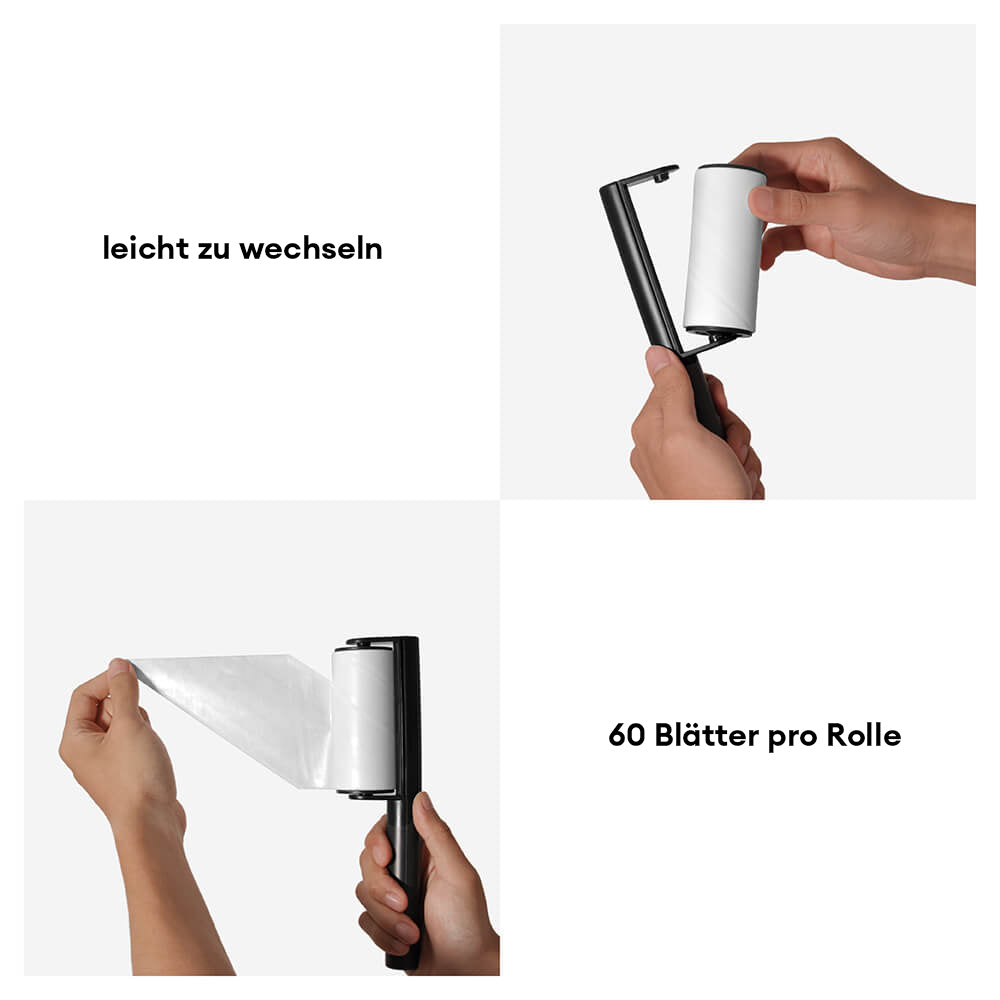 Fusselroller - Zylinderförmiger Vertikaler Fusselroller für Klebrige Tierhaare