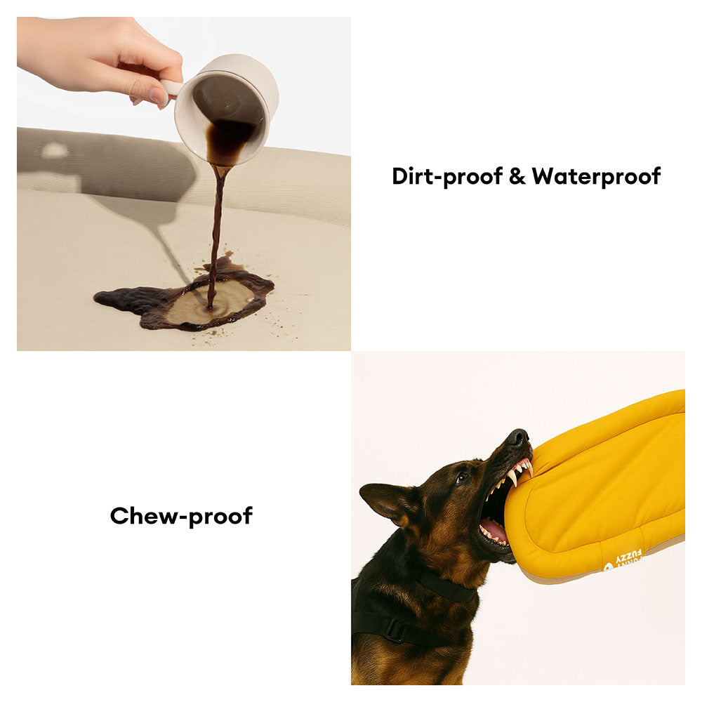 Wasserfestes und bissfestes Memory-Schaum-Orthopädisches Hundematte für die Hundebox