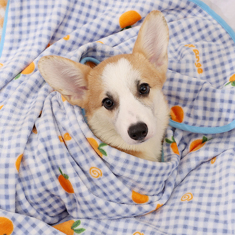 Abnehmbares Halbgeschlossenes Großes Hundezeltbett aus warmem Flanell - Bündel