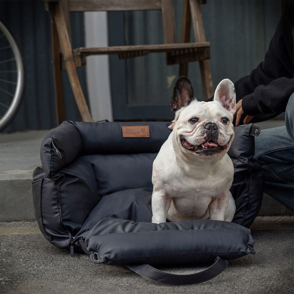 Prächtig Unterwegs Autositz Hundebett aus Kunstleder - Urban Voyager