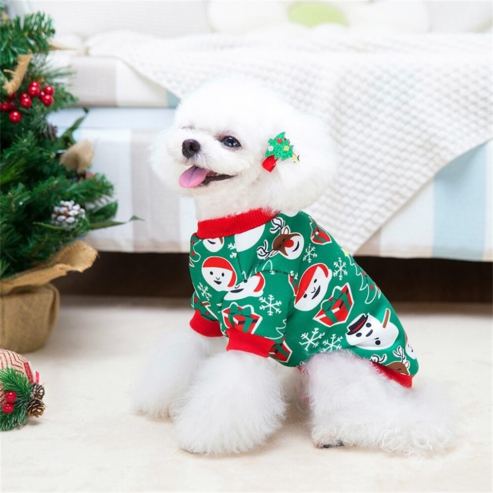 Weihnachts-Schneemann-Hundeshirt – Festlich und lustig für die Feiertage