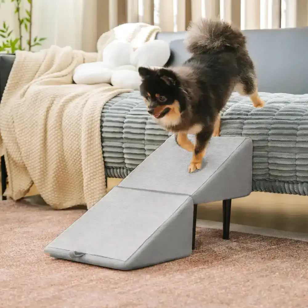 2-in-1 Umwandelbare Holz-Haustreppe Hund Rampen Treppen
