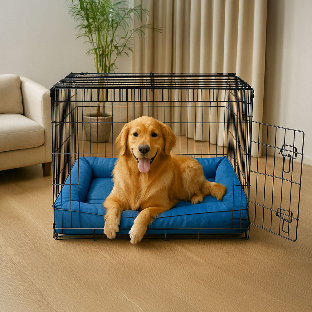 Vollständig Orthopädisches Wasserdichtes Hundebett mit Rundum-Unterstützung für Große Hunde
