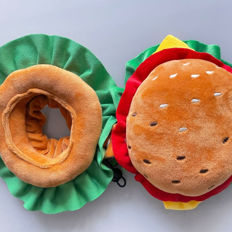 Couvre-tête de hamburger, chapeau pour animaux de compagnie, couvre-tête amusant pour chien et chat