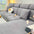 Bunter Fleece Sofabezug Möbelschutz Couchbezug