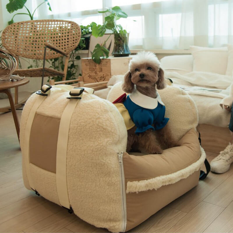 Travel Safety Pup Protector Autositzbett für große Hunde