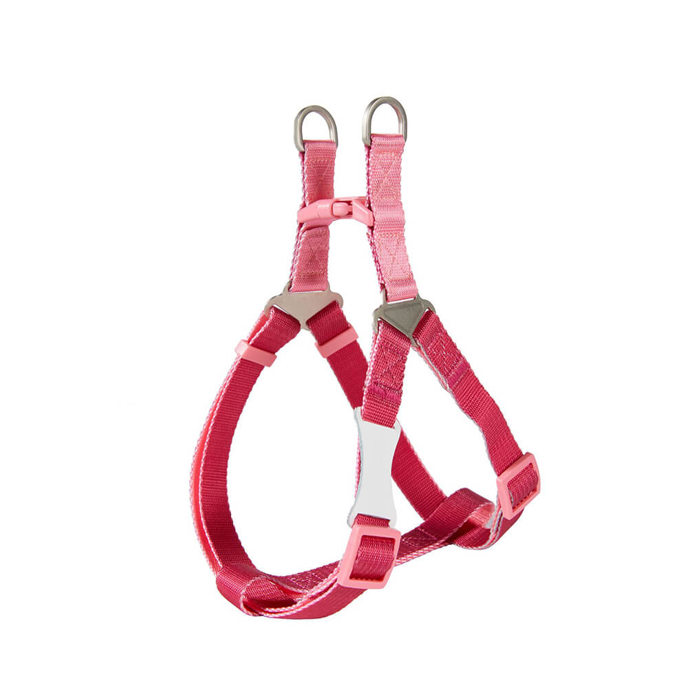 Trendy Color-Block verstellbares ergonomisches Hundegeschirr und Leine