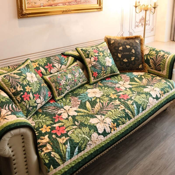 Tropischer Regenwald-Sofa-Kratzschutz-Schutzmatte