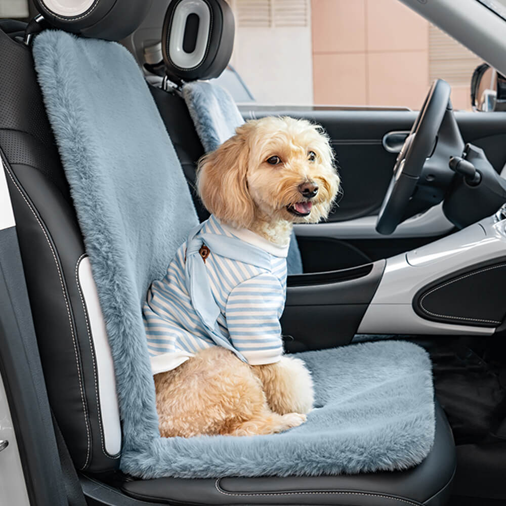 Warmer Plüsch-Universal-Autositzbezug für menschliche Hunde