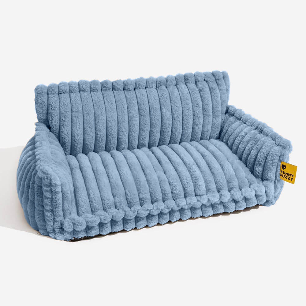 Großes waschbares flauschiges orthopädisches weiches Hundekissen für draußen - Snoozy Dream Hundesofa