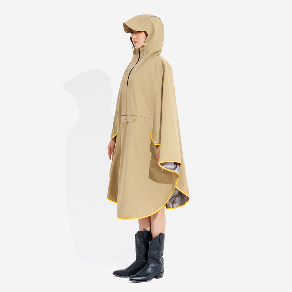 Verstellbarer Reflektierender Wasserdichter Regenmantel mit Tasche für Hunde und Menschen