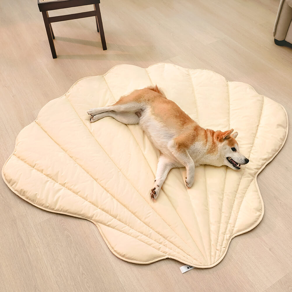 Couverture pour chien en forme de coquillage super grande, tapis humain